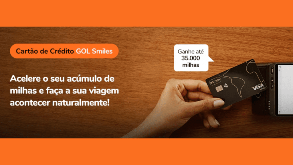 Promoção cartão de crédito GOL Smiles e Bradesco