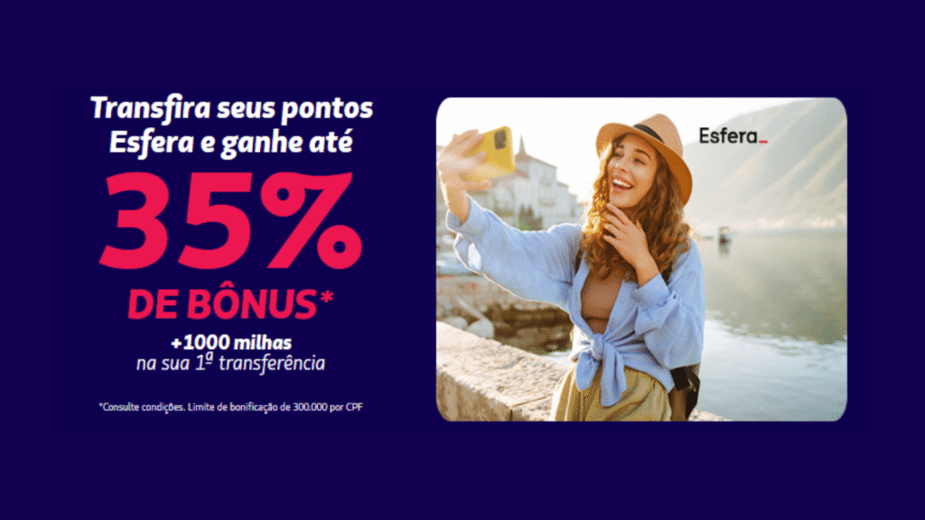 Promoção de transferência Esfera e Latam Pass